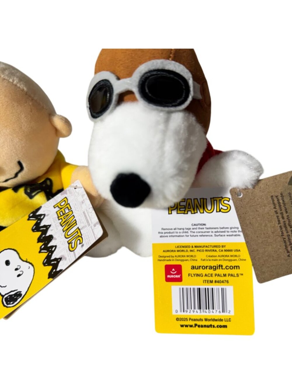 Aurora 5" Peanuts Palm Pal Plush Set Bundle Charlie Brown Woodstock Snoopy 2025 - Picture 6 of 11